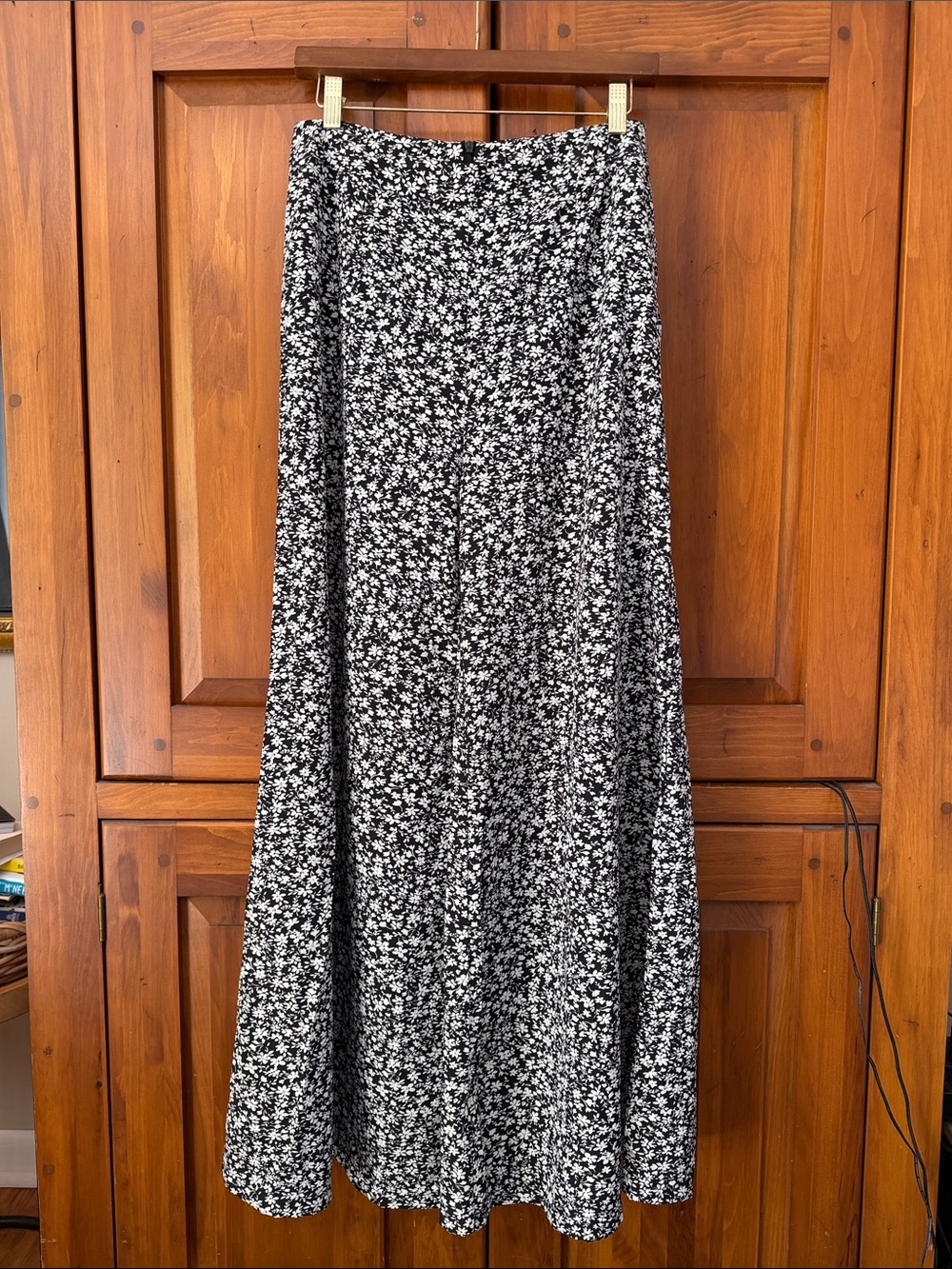 Black & White Floral Palazzo Pants